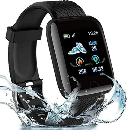 Black Smart Watch | Fitness Tracking & Smart Alerts