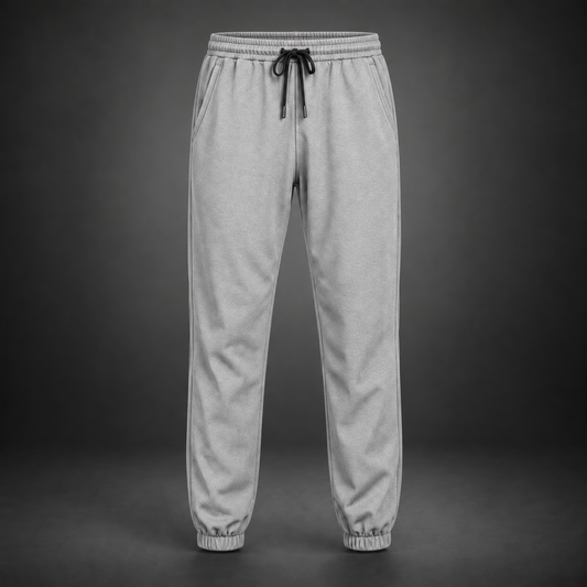 Unisex Premium Charcoal Grey Regular-Fit Sports Lower