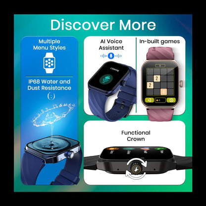 Fastrack Limitless X2 Black | Bluetooth Calling Smartwatch