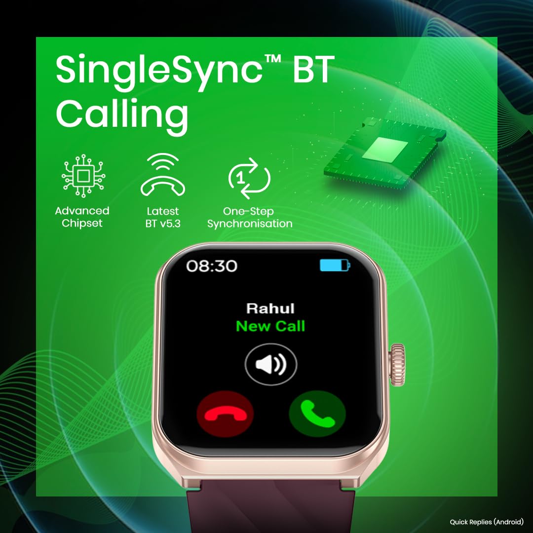 Fastrack Limitless X2 Black | Bluetooth Calling Smartwatch