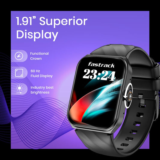 Fastrack Limitless X2 Black | Bluetooth Calling Smartwatch