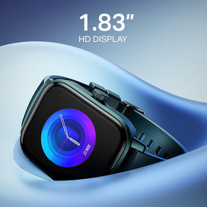 boAt Wave Call 3 Aqua Blue | Bluetooth Calling Smartwatch