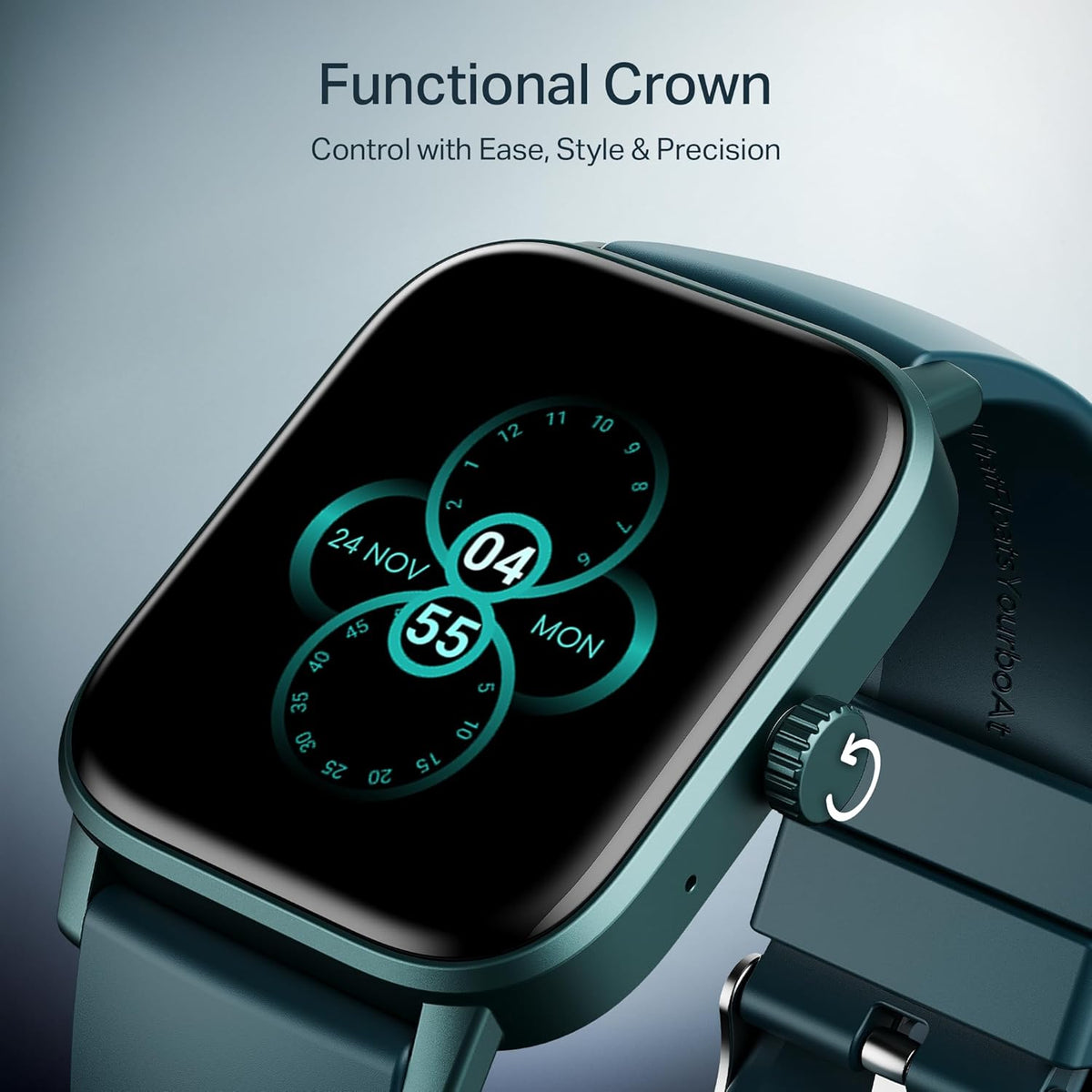 boAt Wave Call 3 Aqua Blue | Bluetooth Calling Smartwatch
