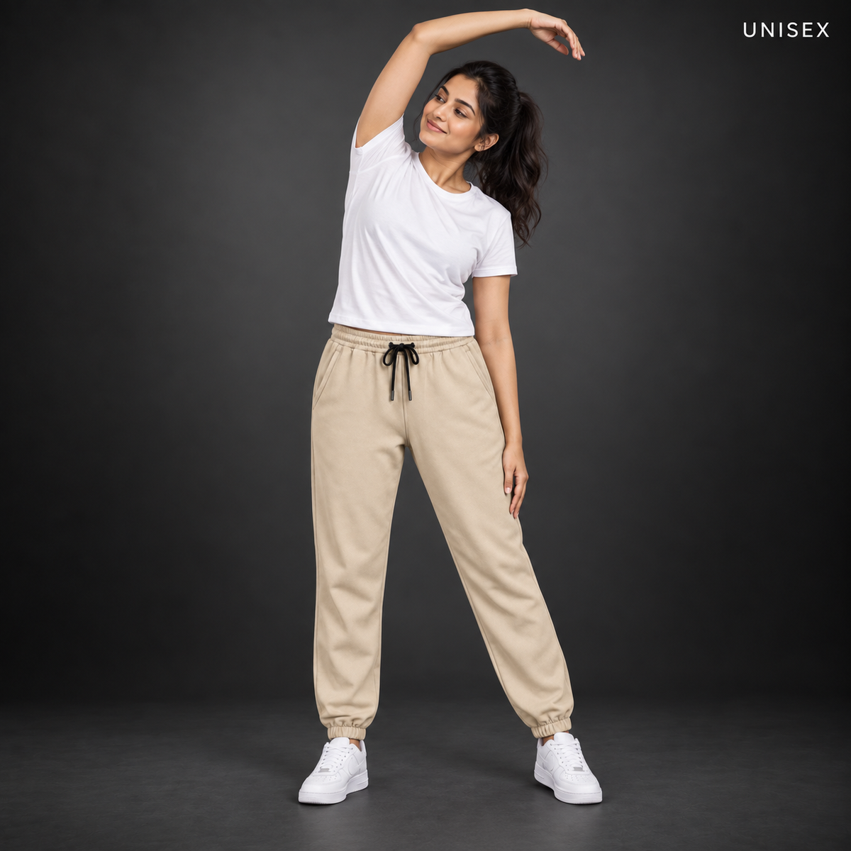 Unisex Premium Light Grey Regular-Fit Sports Lower