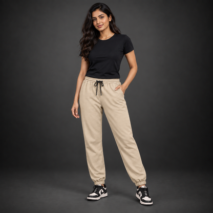 Unisex Premium Light Grey Regular-Fit Sports Lower