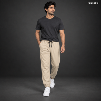 Unisex Premium Light Grey Regular-Fit Sports Lower