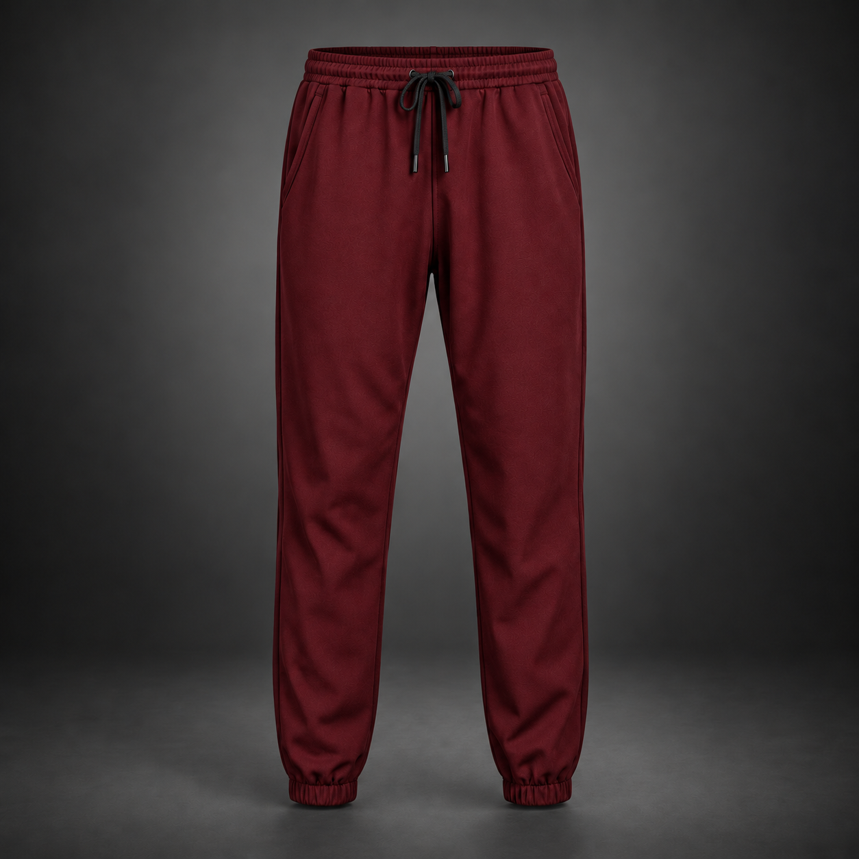 Unisex Premium Maroon Regular-Fit Sports Lower with Drawstring