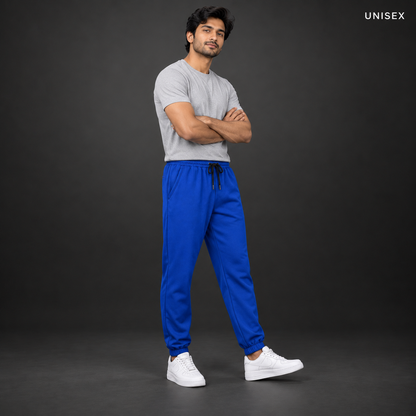 Unisex Premium Royal Blue Regular-Fit Sports Lower